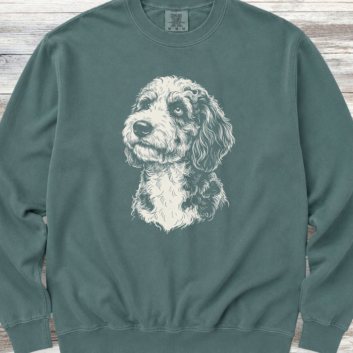 Aussiedoodle Loyalty Sweatshirt - Blue Spruce