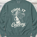 Swiss Mountain Dog Cool It Sweatshirt - Blue Spruce