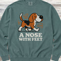 Beagle Nose Sweatshirt - Blue Spruce