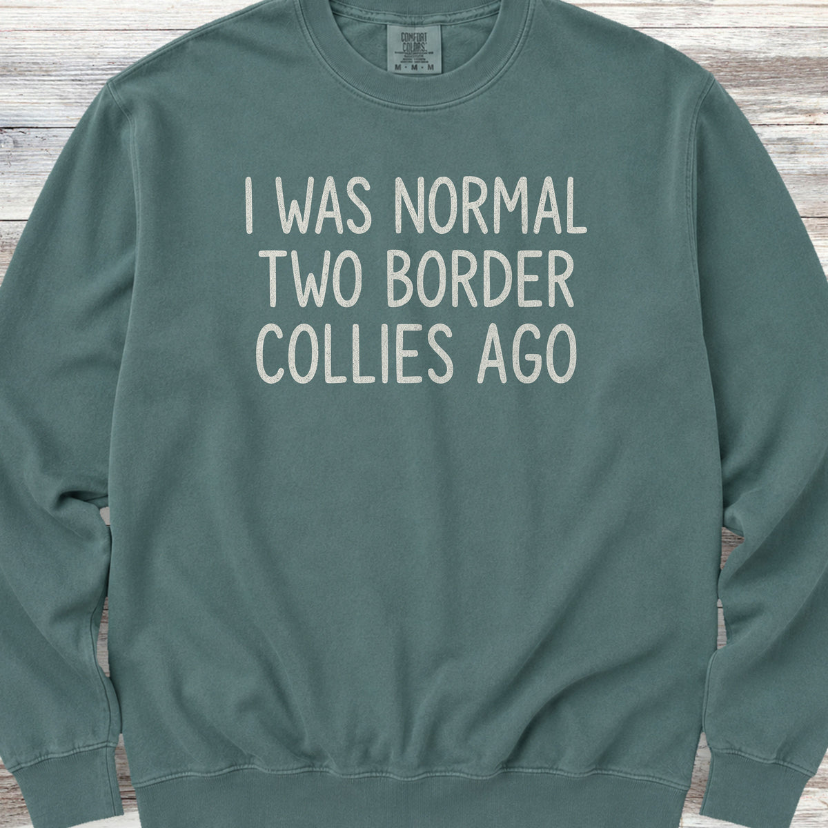 Border Collie Normal Sweatshirt - Blue Spruce