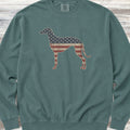 Greyhound Vintage USA Sweatshirt - Blue Spruce