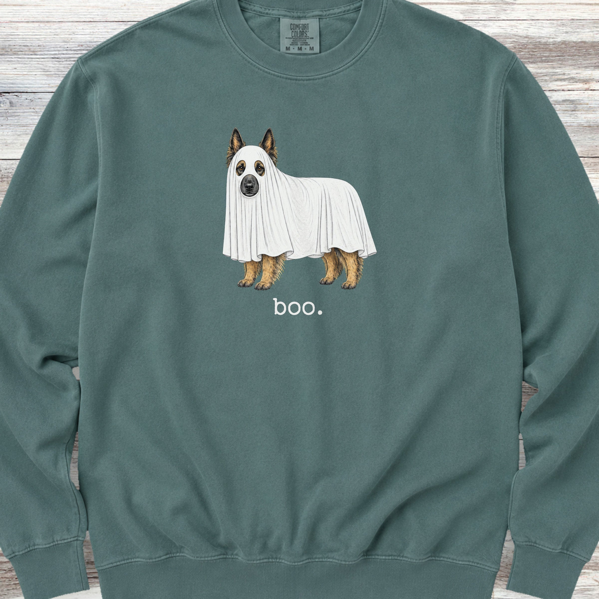 Belgian Tervuren Boo Sweatshirt - Blue Spruce