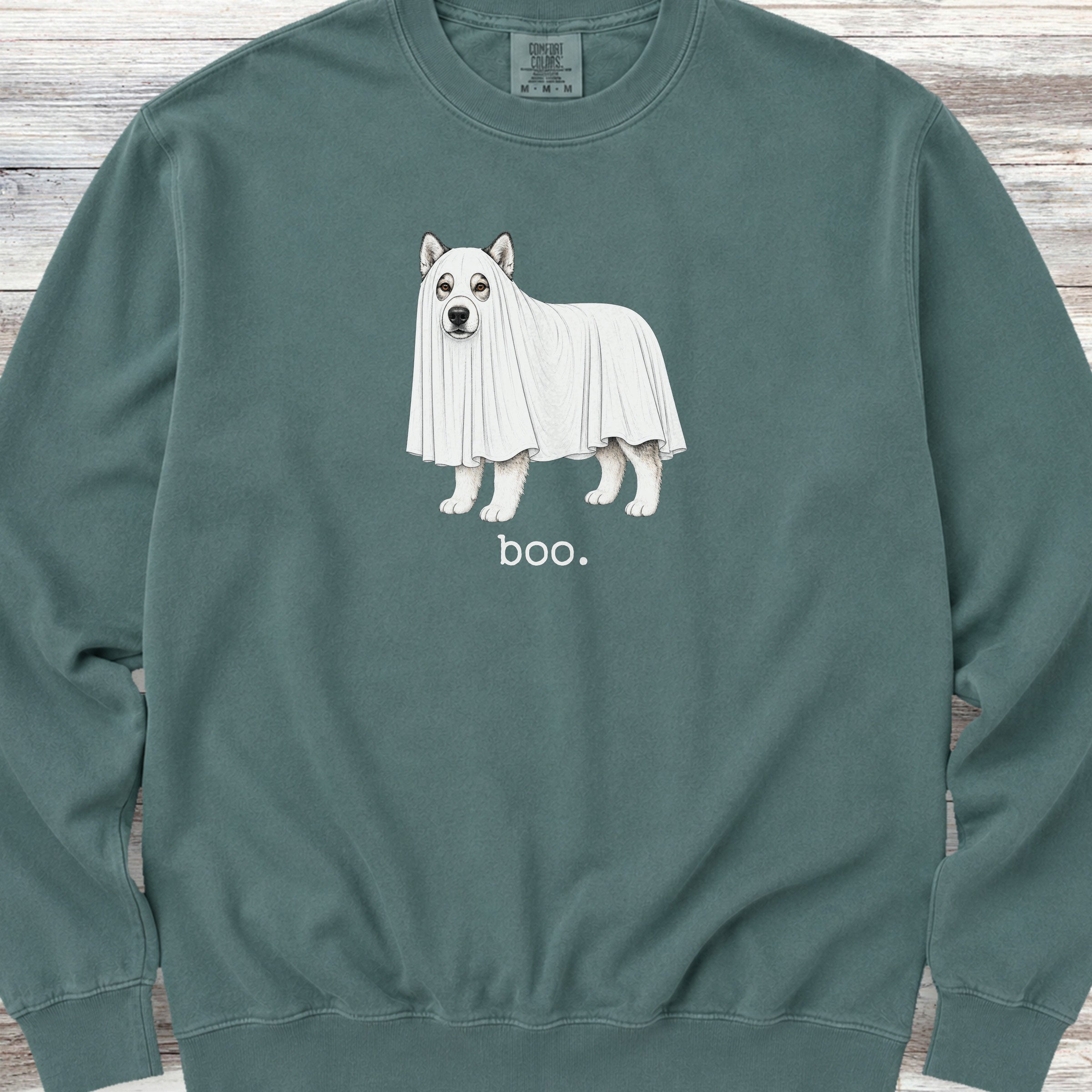 Alaskan Malamute Boo Sweatshirt - Blue Spruce