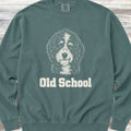 Bernedoodle Old School Sweatshirt - Blue Spruce