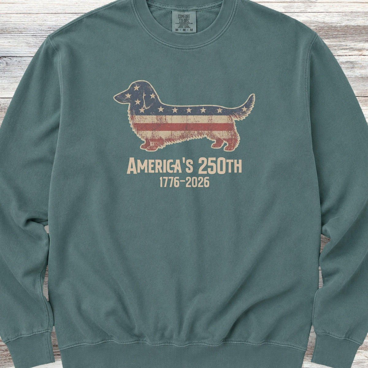 Dachshund 250 Sweatshirt - Blue Spruce