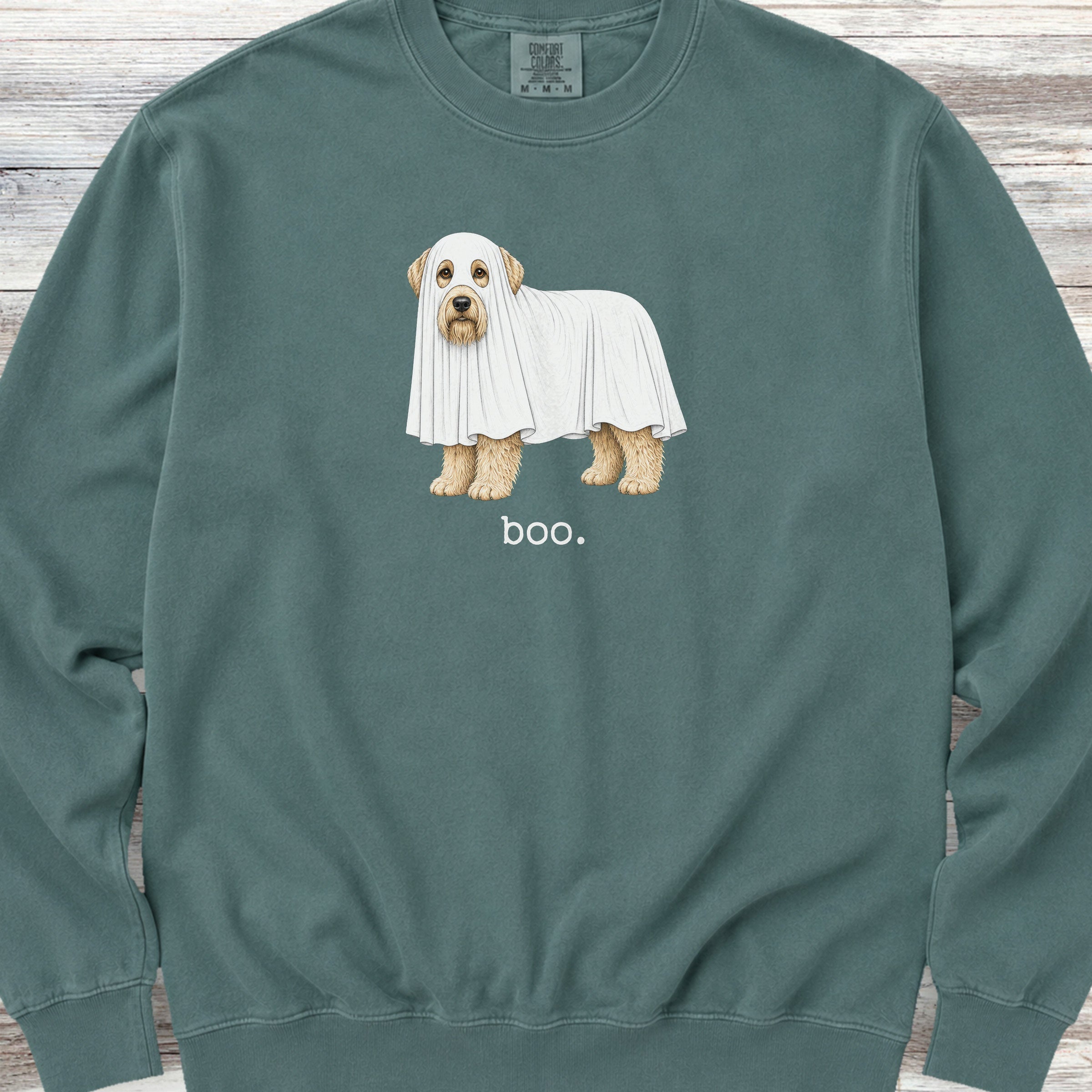 Soft Coated Wheaten Terrier Boo Sweatshirt - Blue Spruce