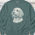 Goldendoodle Loyalty Sweatshirt - Blue Spruce