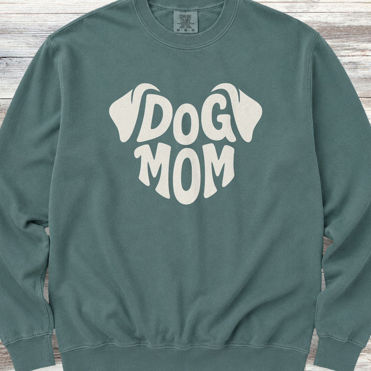 Dog Mom Ears Sweatshirt - Blue Spruce