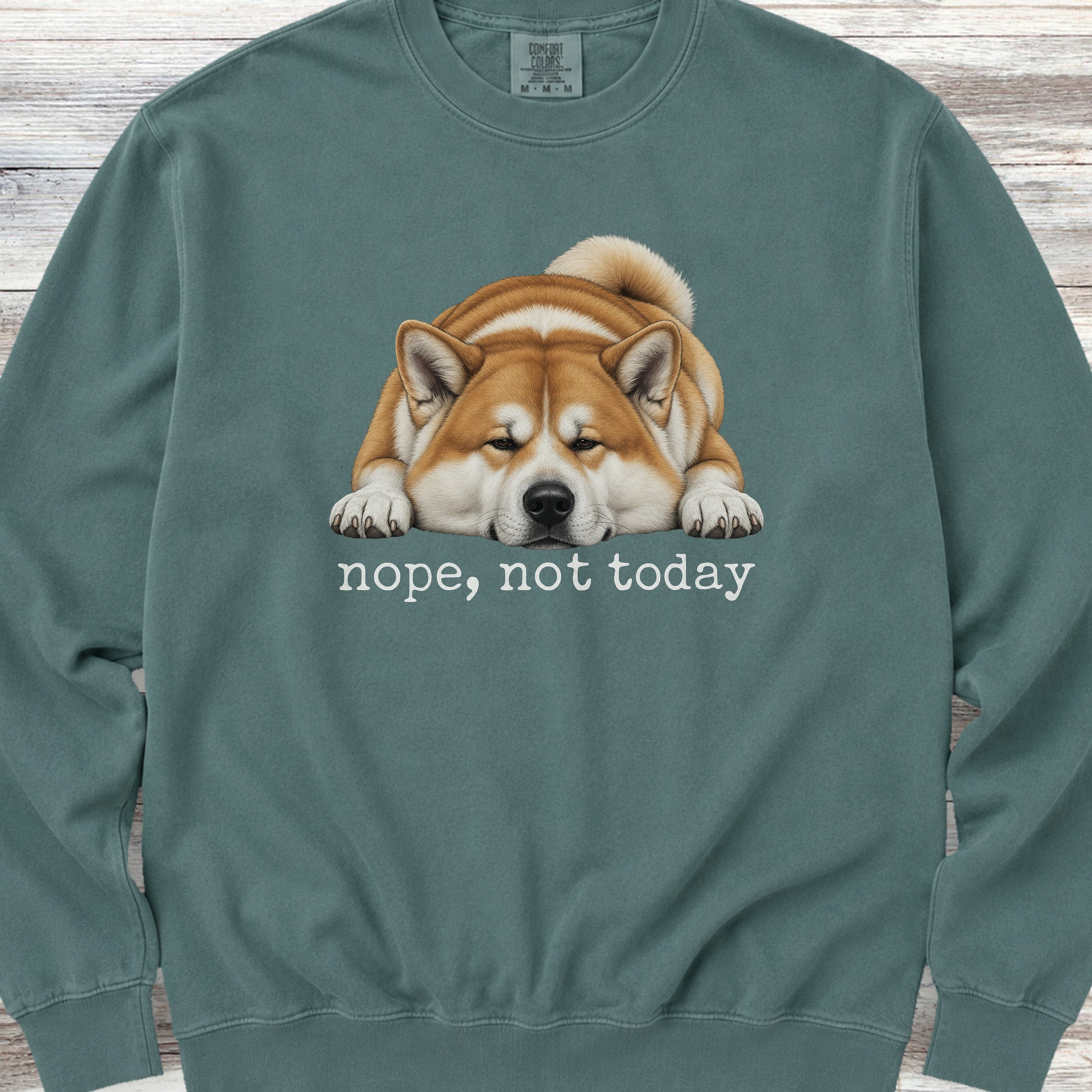 Akita Nope Sweatshirt - Blue Spruce