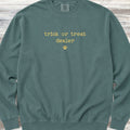 Vintage Trick or Treat Dealer Sweatshirt - Blue Spruce