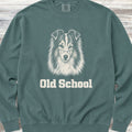 Shetland Sheepdog Old School Sweatshirt - Blue Spruce