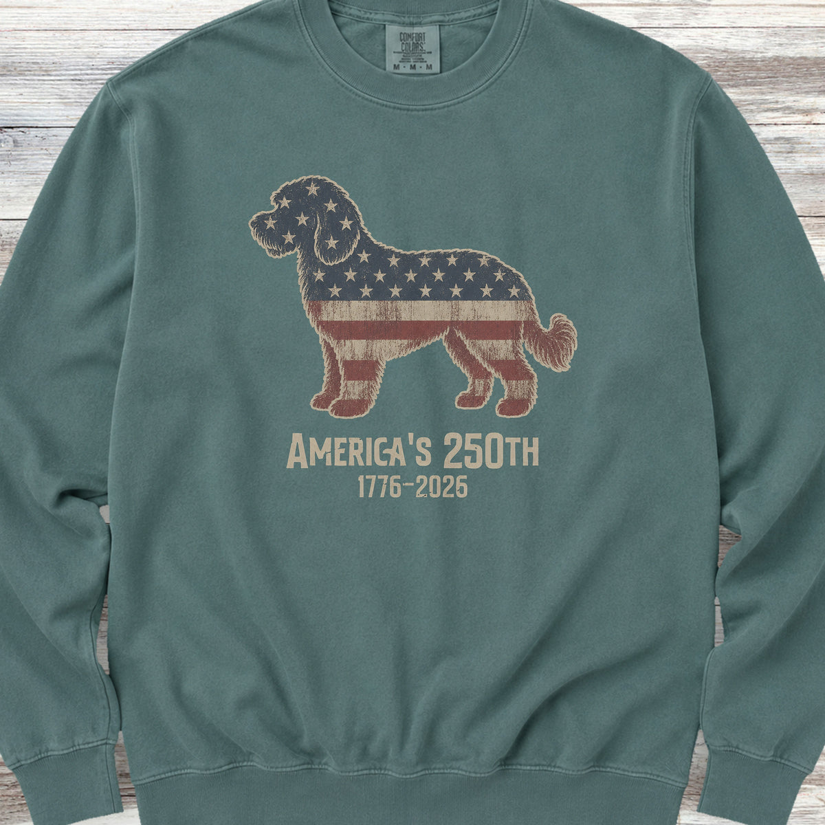 Labradoodle 250 Sweatshirt - Blue Spruce