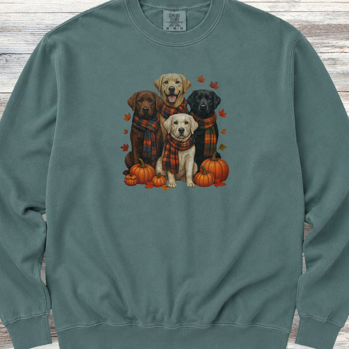 Labrador Retriever Fall Sweatshirt - Blue Spruce