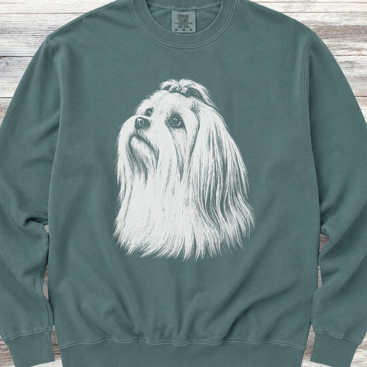Maltese Loyalty Sweatshirt - Blue Spruce