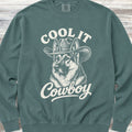 German Shepherd Cool It Sweatshirt - Blue Spruce