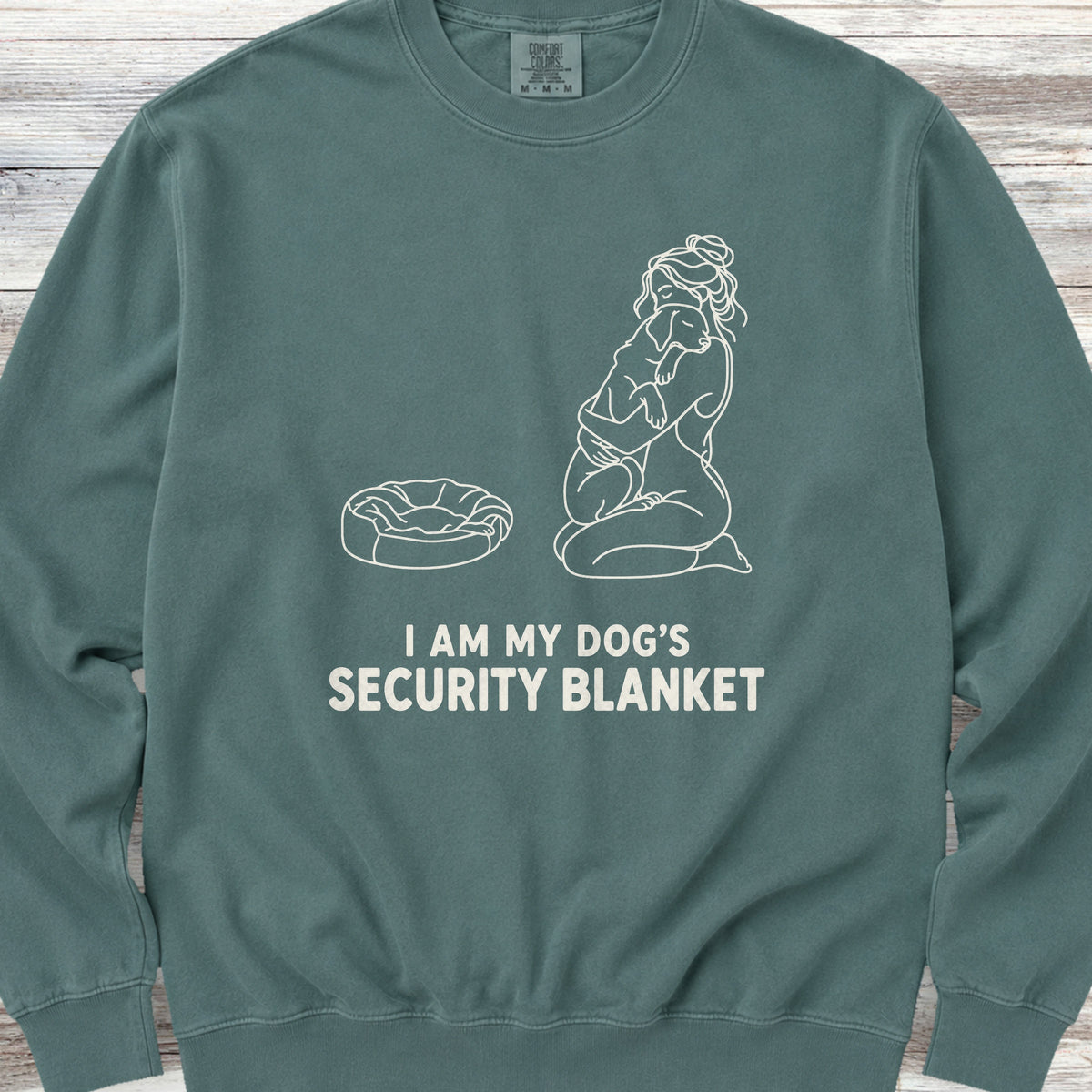 Security Blanket Sweatshirt - Blue Spruce