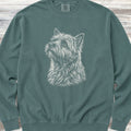 Cairn Terrier Loyalty Sweatshirt - Blue Spruce
