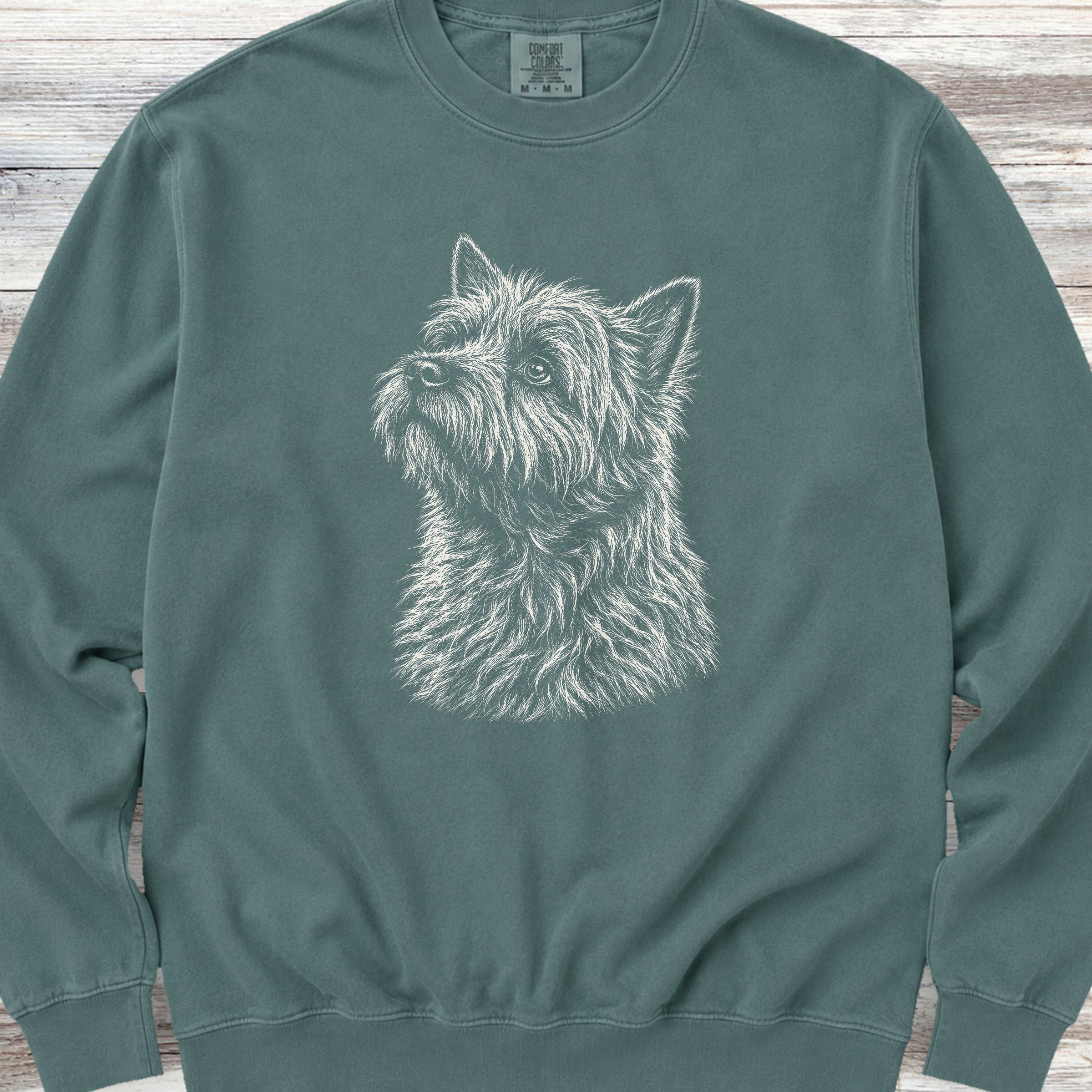 Cairn Terrier Loyalty Sweatshirt - Blue Spruce