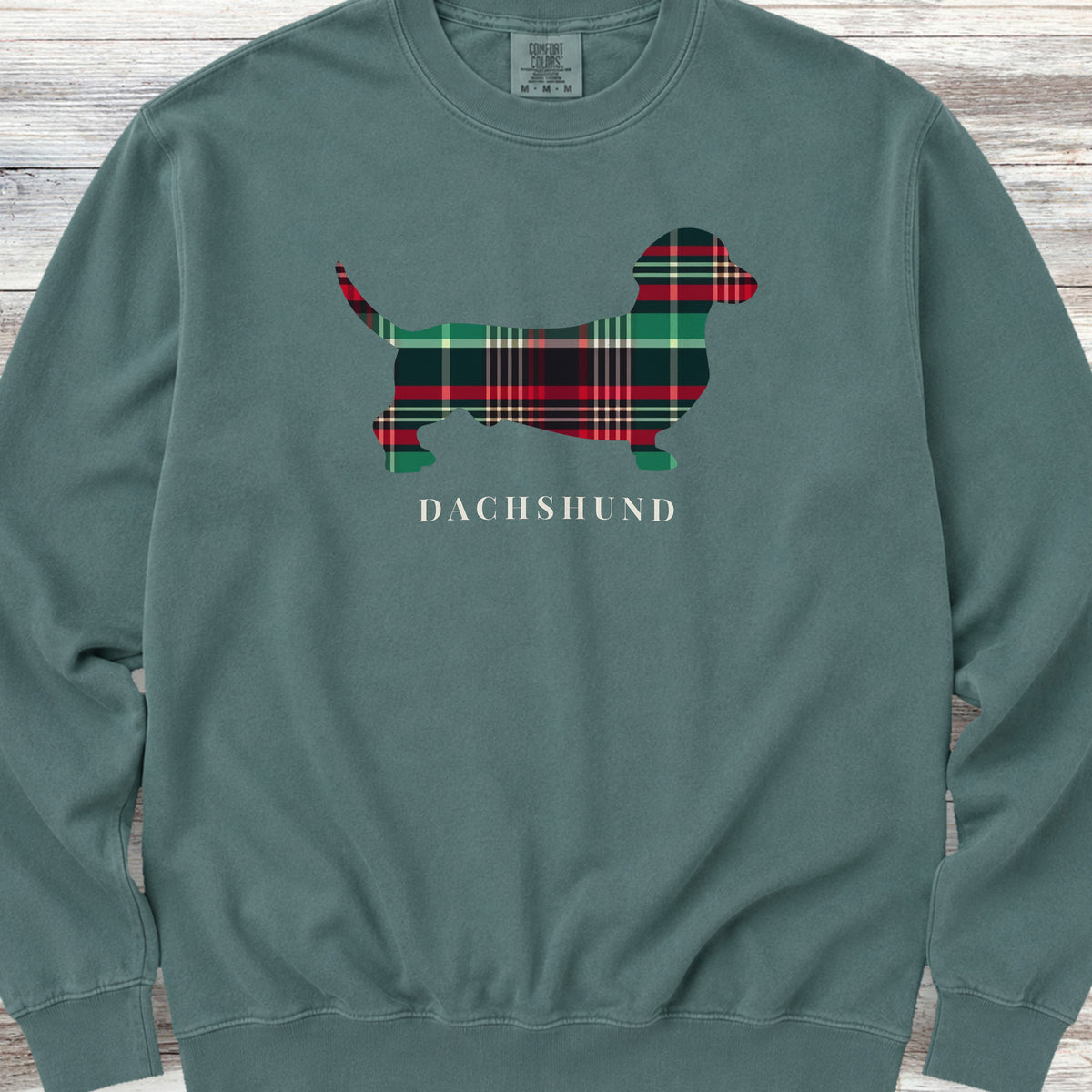 Dachshund Winter 2025 Sweatshirt - Blue Spruce
