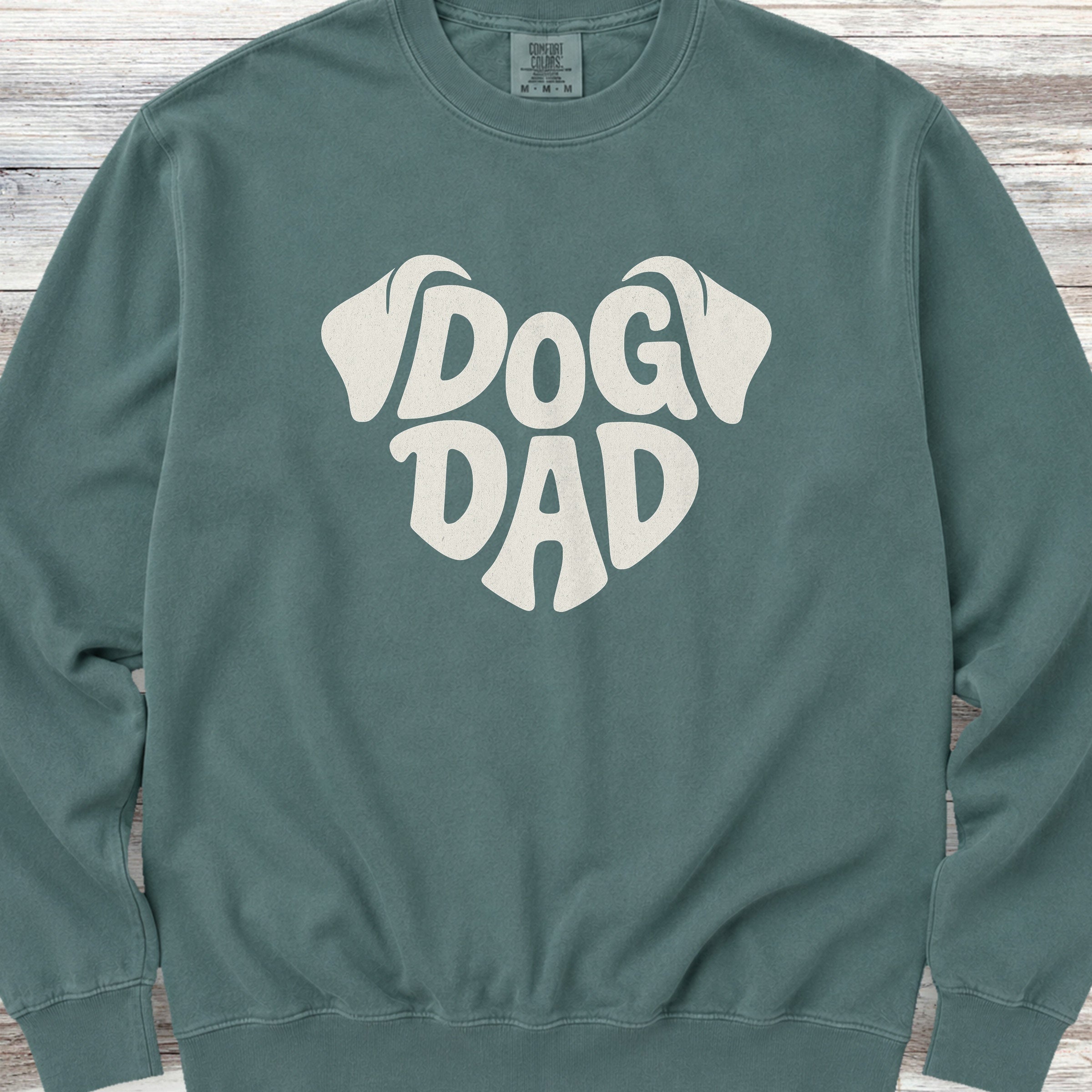 Dog Dad Ears Sweatshirt - Blue Spruce