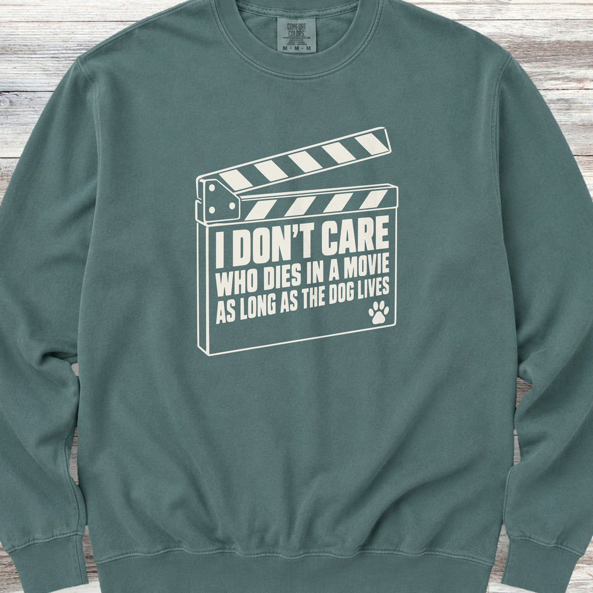 The Dog Lives Sweatshirt - Blue Spruce