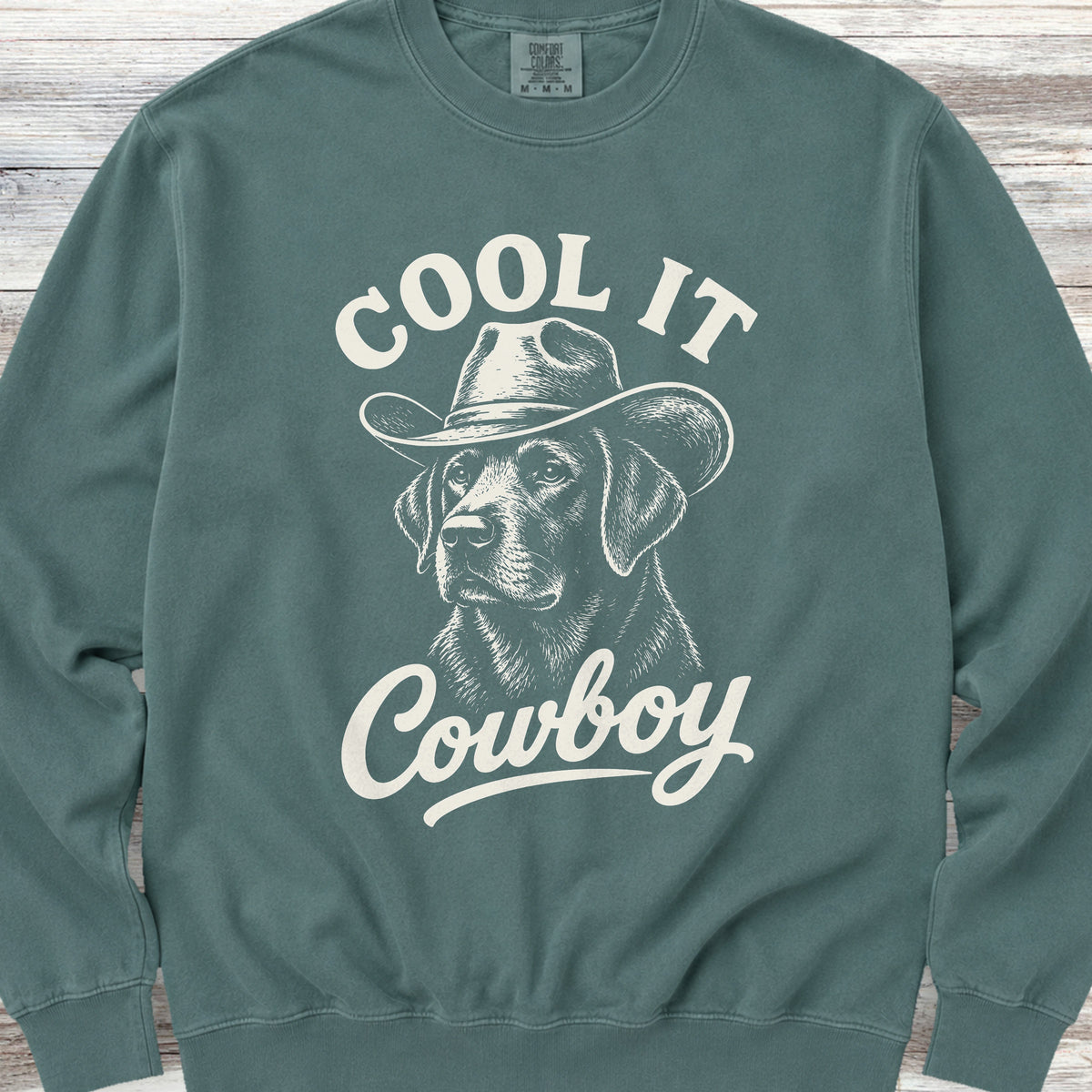 Labrador Retriever Black Cool It Sweatshirt - Blue Spruce