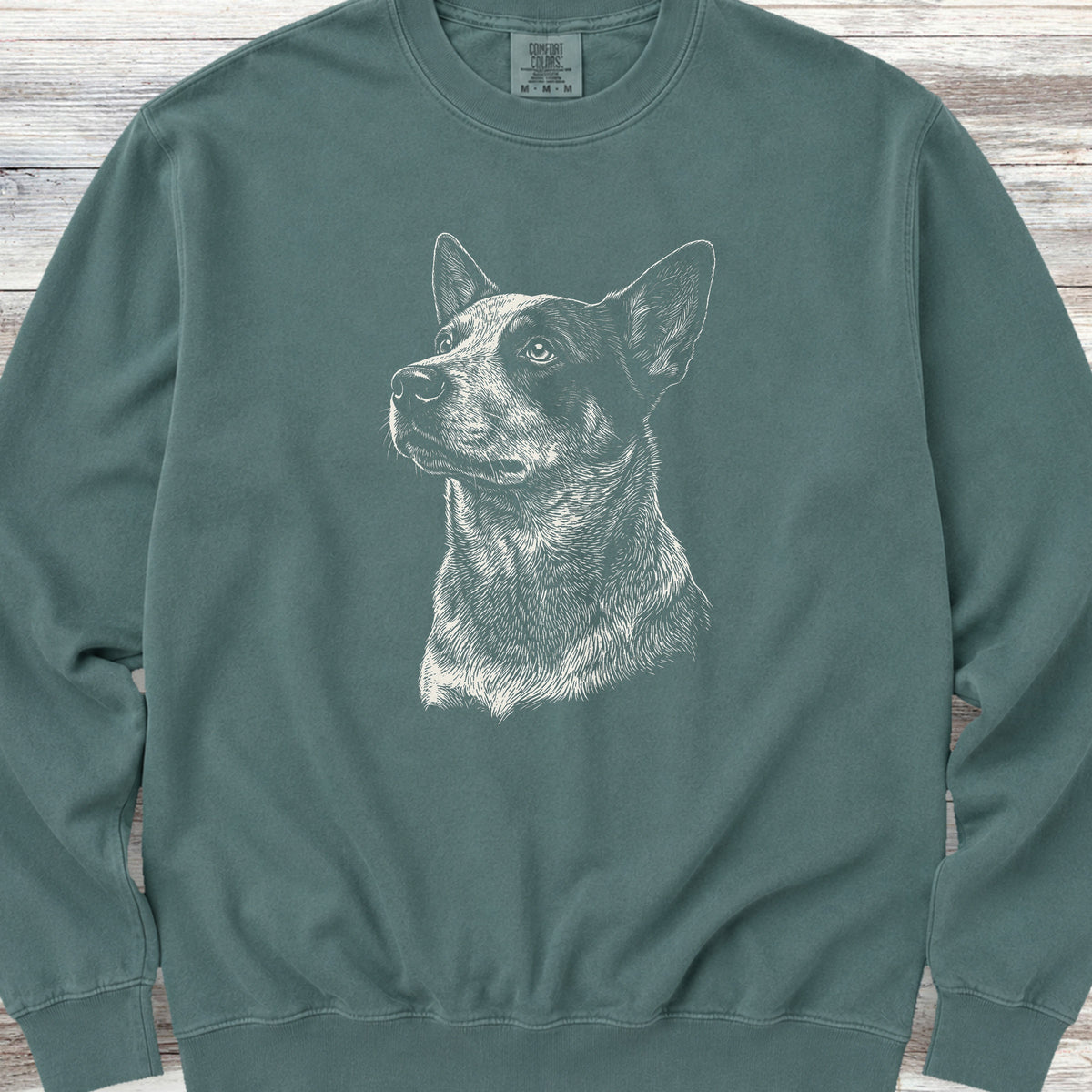 Australian Cattle Dog Loyalty Sweatshirt - Blue Spruce