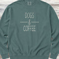 Dogs & Coffee Sweatshirt - Blue Spruce