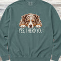 Australian Shepherd Red Herd You Sweatshirt - Blue Spruce