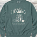 Dachshund Selective Hearing Sweatshirt - Blue Spruce