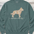 Australian Cattle Dog Fall Sweatshirt - Blue Spruce