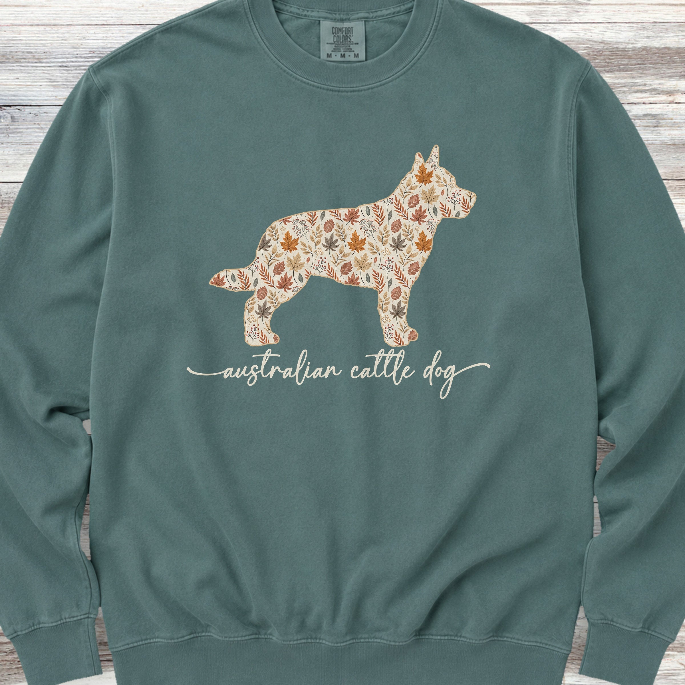 Australian Cattle Dog Fall Sweatshirt - Blue Spruce