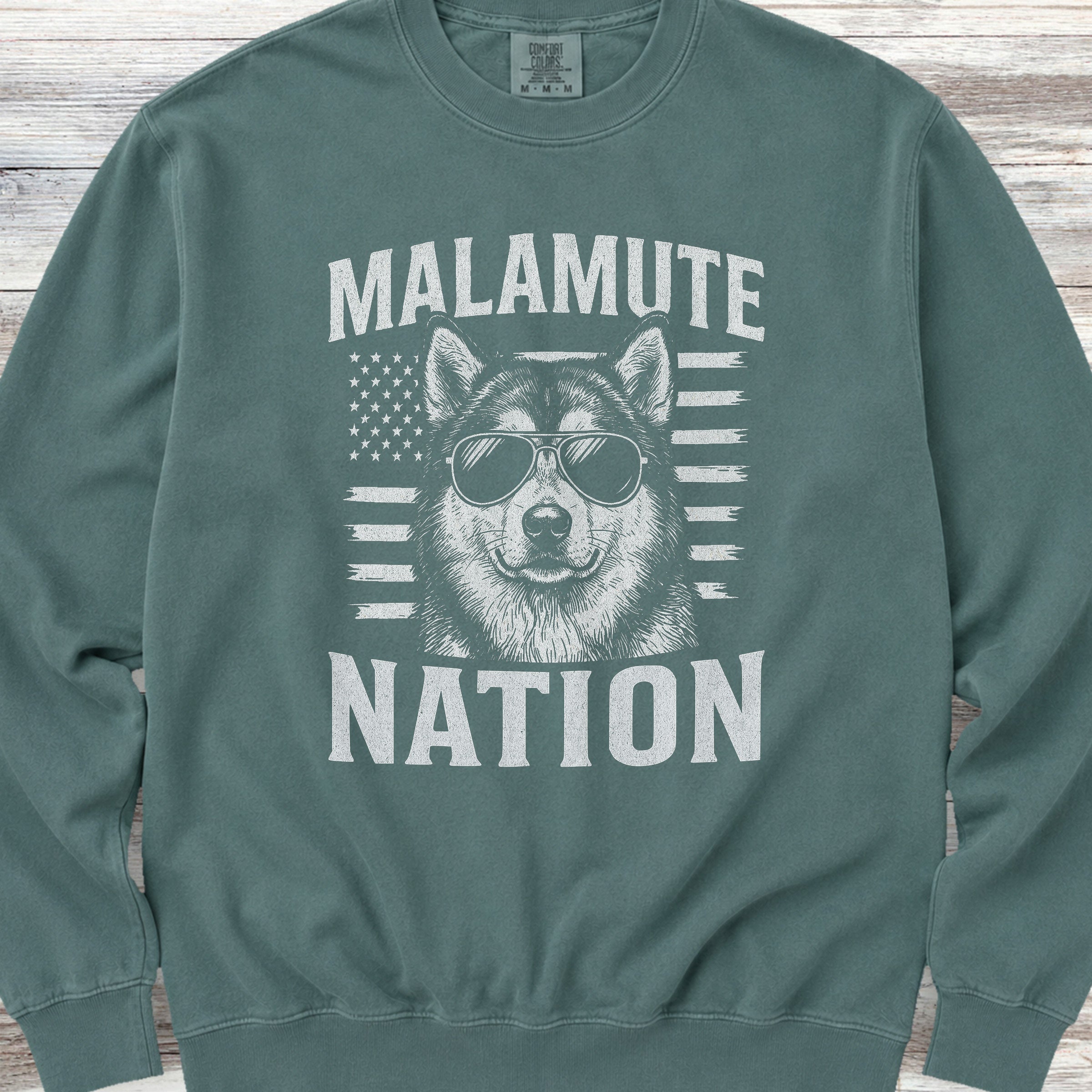 Malamute Nation Sweatshirt - Blue Spruce
