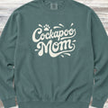 Cockapoo Groovy Mom Sweatshirt - Blue Spruce