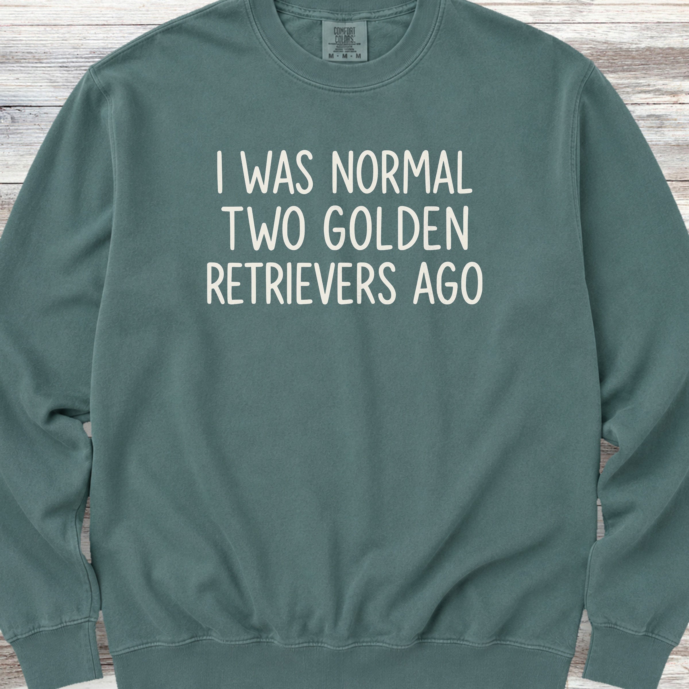 Golden Retriever Normal Sweatshirt - Blue Spruce