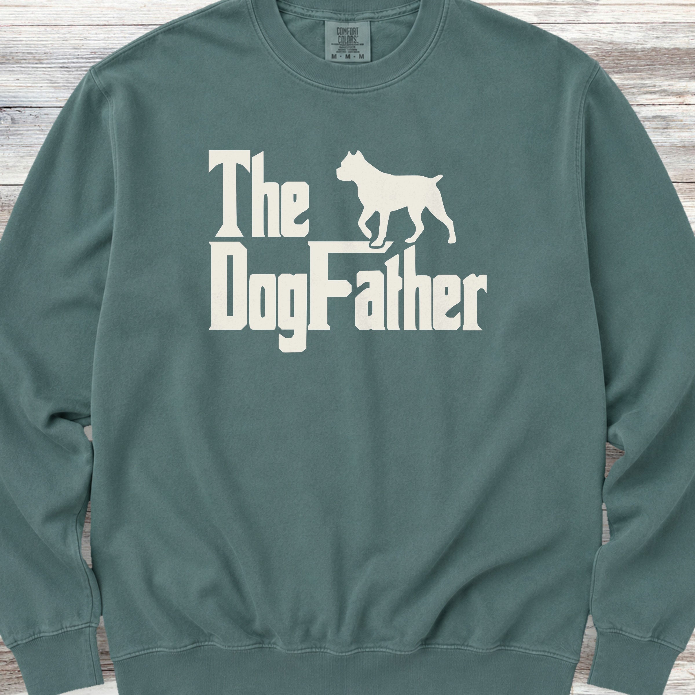 Cane Corso Dog Father Sweatshirt - Blue Spruce