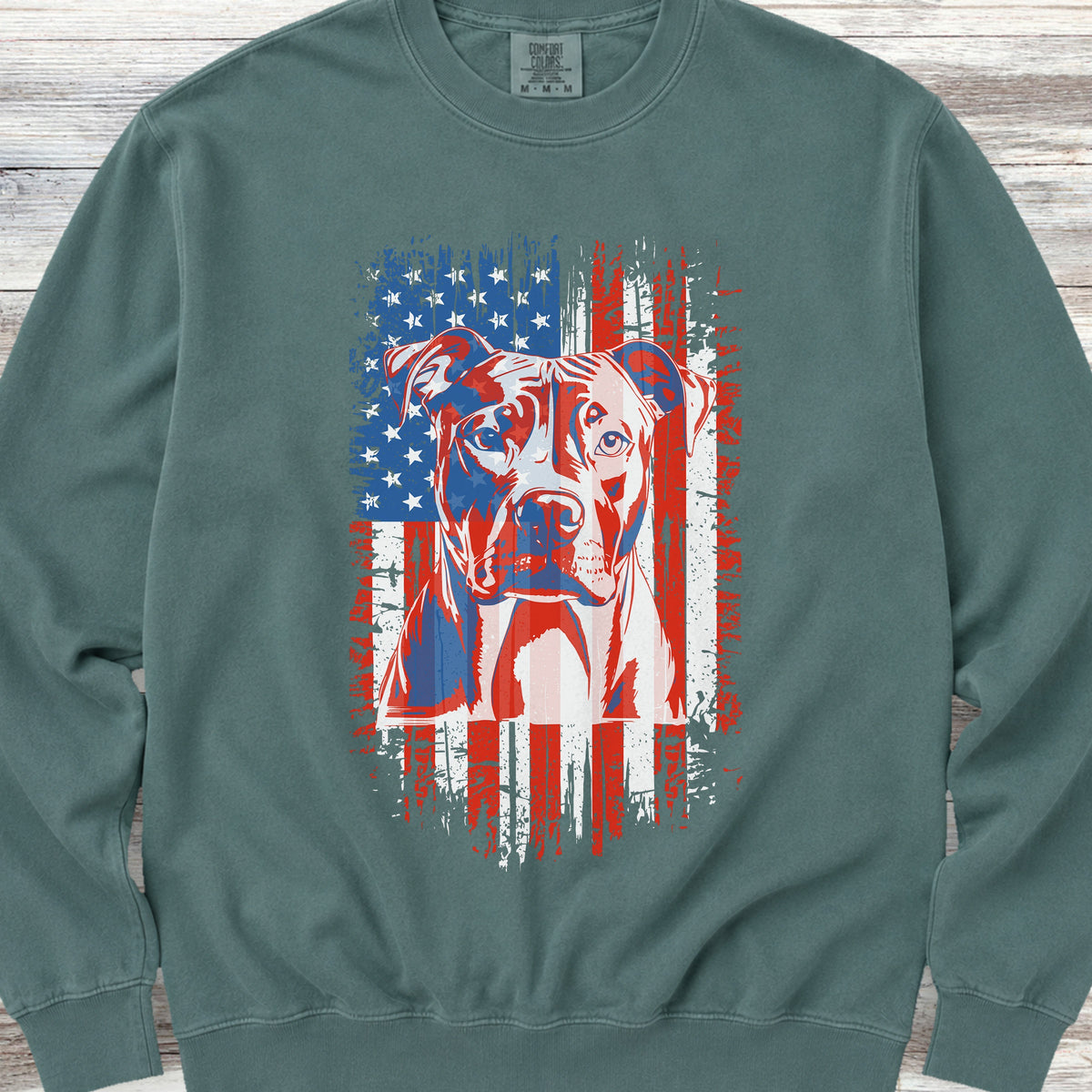 Pit Bull USA Sweatshirt - Blue Spruce