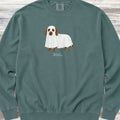 Dachshund Boo Sweatshirt - Blue Spruce