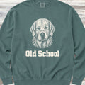 Golden Retriever Old School Sweatshirt - Blue Spruce