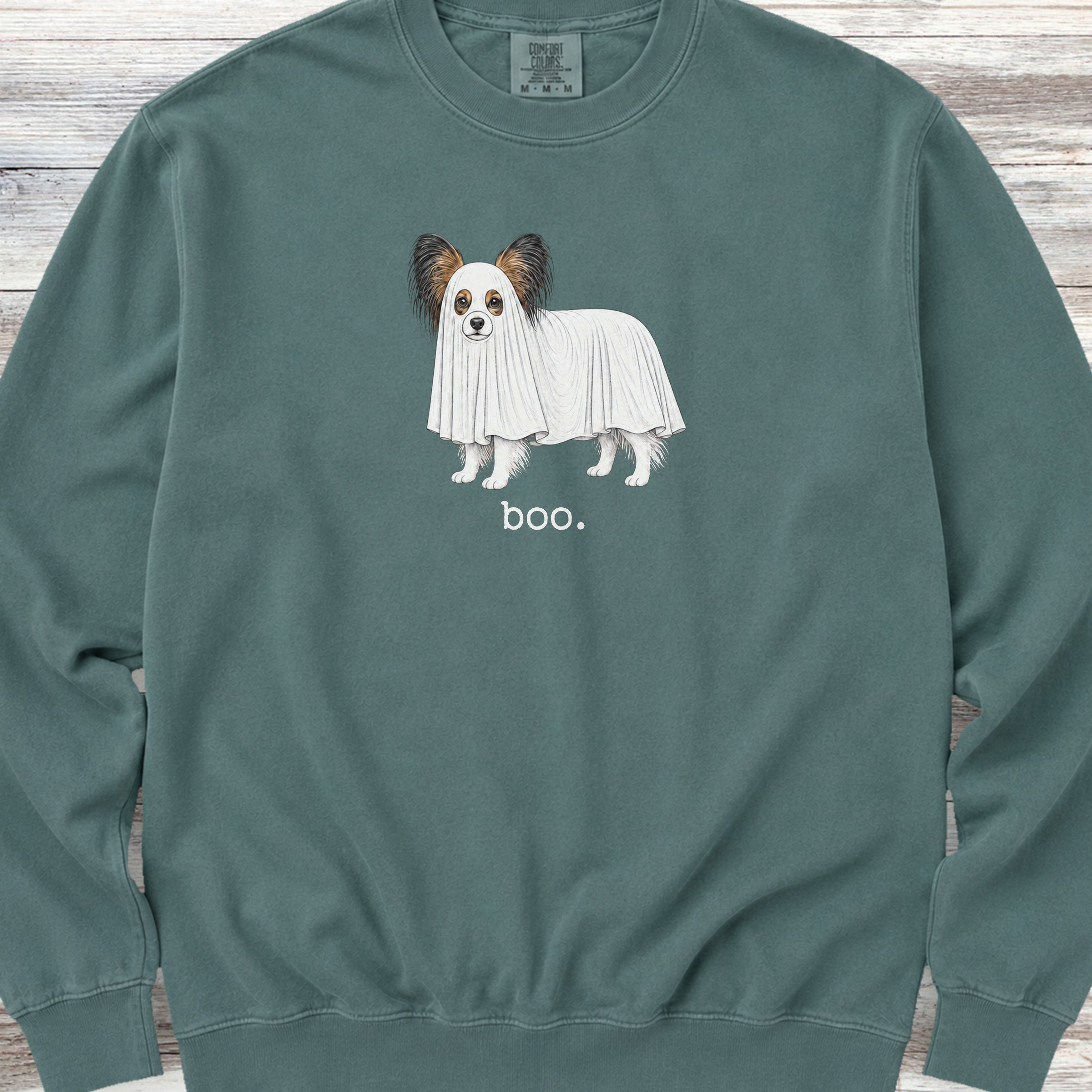 Papillon Boo Sweatshirt - Blue Spruce