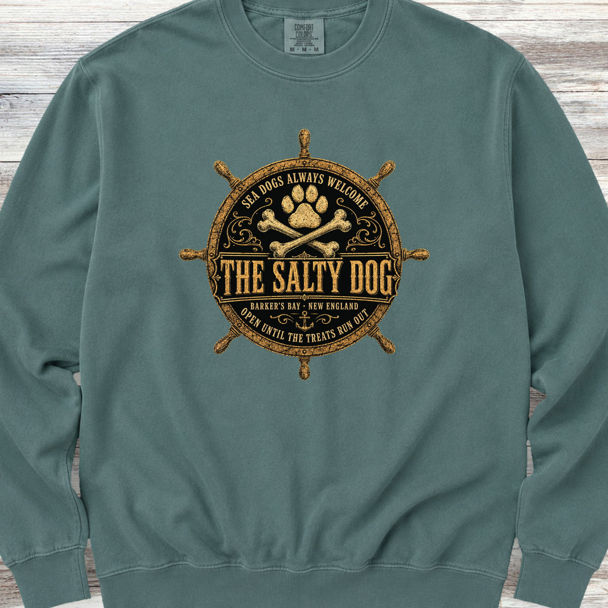 The Salty Dog Sweatshirt - Blue Spruce