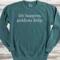 Golden Retriever Help Sweatshirt - Blue Spruce