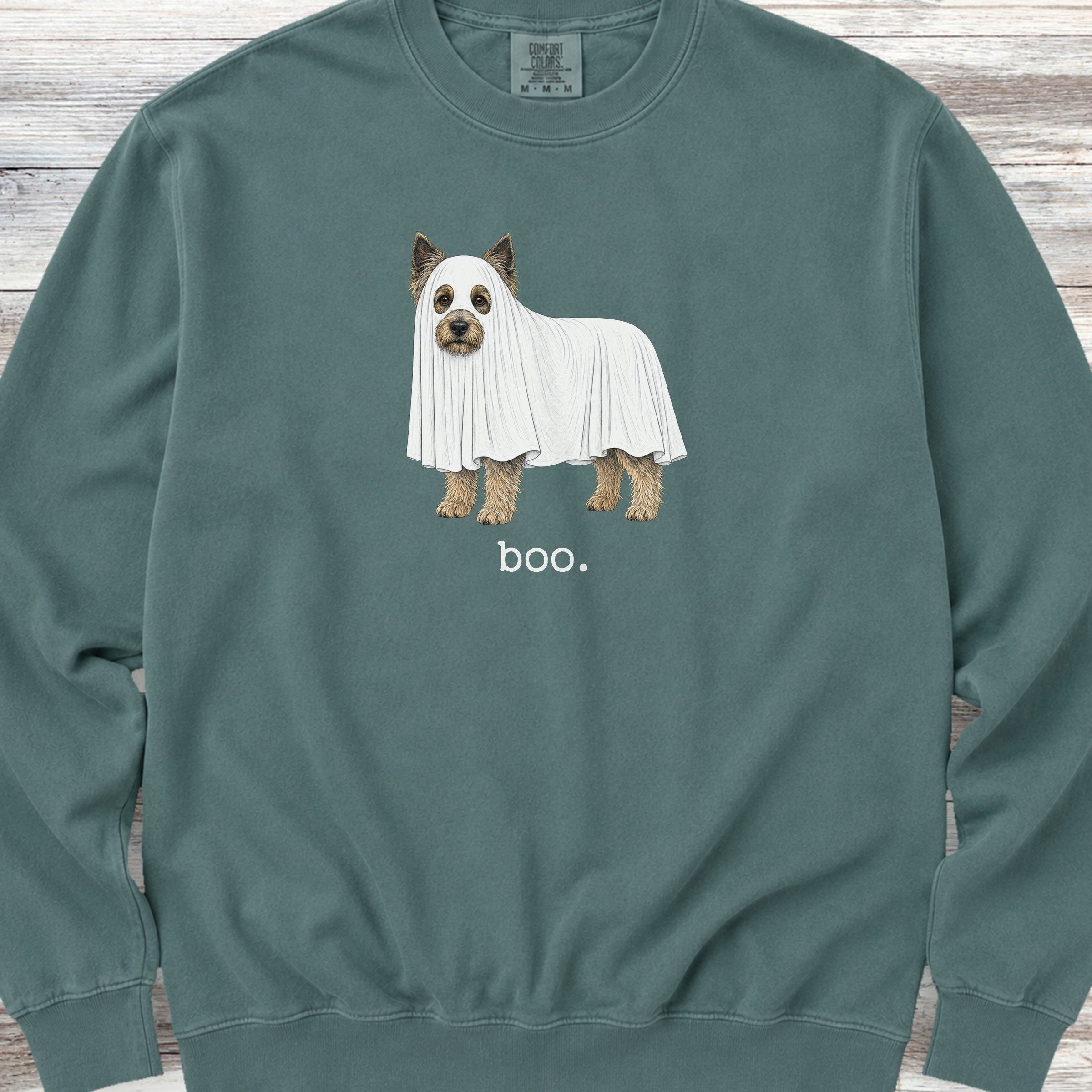 Cairn Terrier Boo Sweatshirt - Blue Spruce