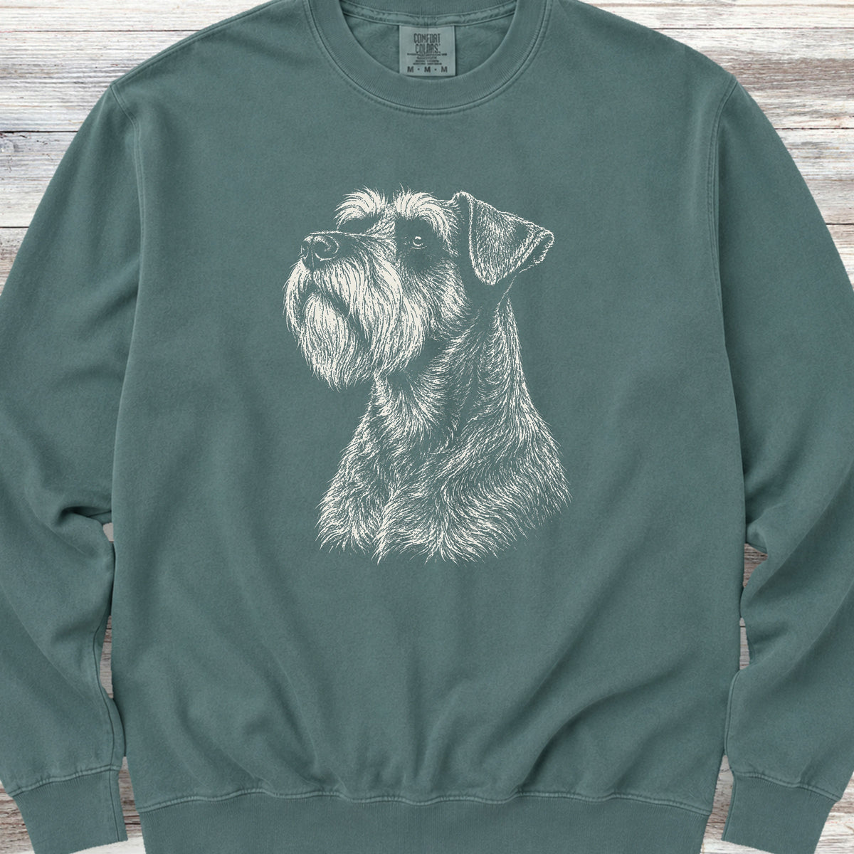 Schnauzer Loyalty Sweatshirt - Blue Spruce