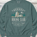 Bernese Mountain Dog Hiking Club Sweatshirt - Blue Spruce