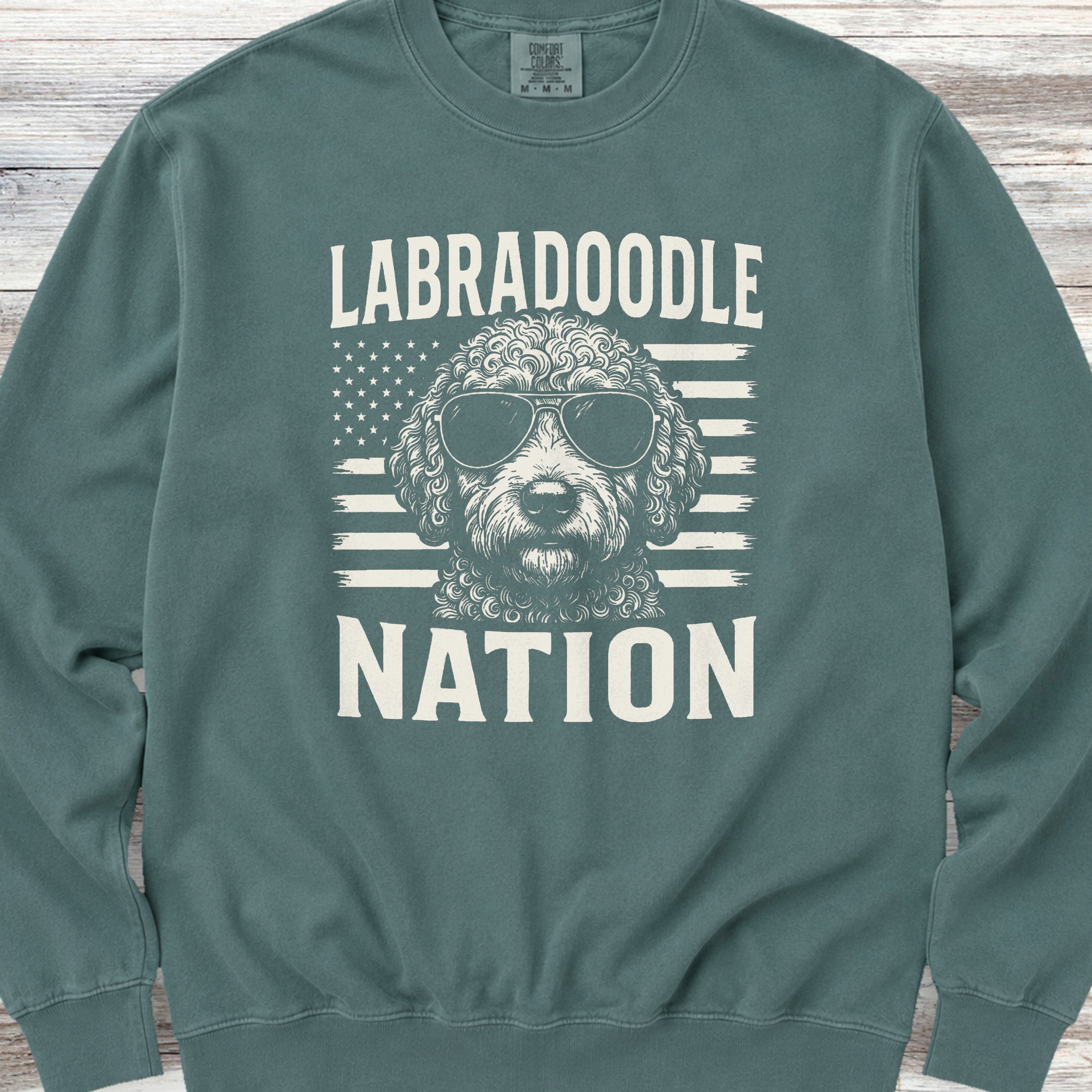 Labradoodle Nation Sweatshirt - Blue Spruce