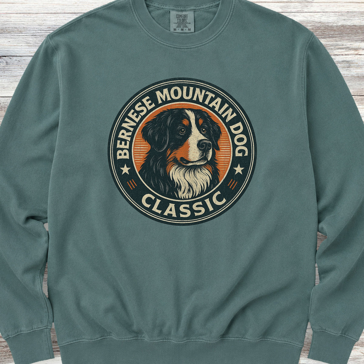 Bernese Mountain Dog Classic Sweatshirt - Blue Spruce