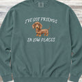 Dachshund Low Places Sweatshirt - Blue Spruce