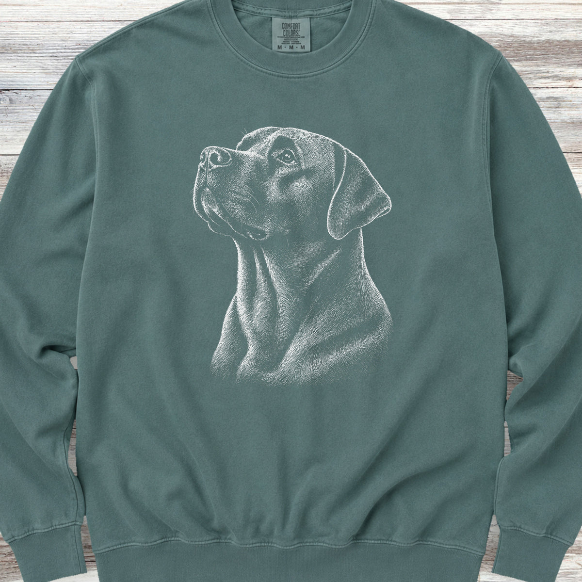 Labrador Retriever Loyalty Sweatshirt - Blue Spruce