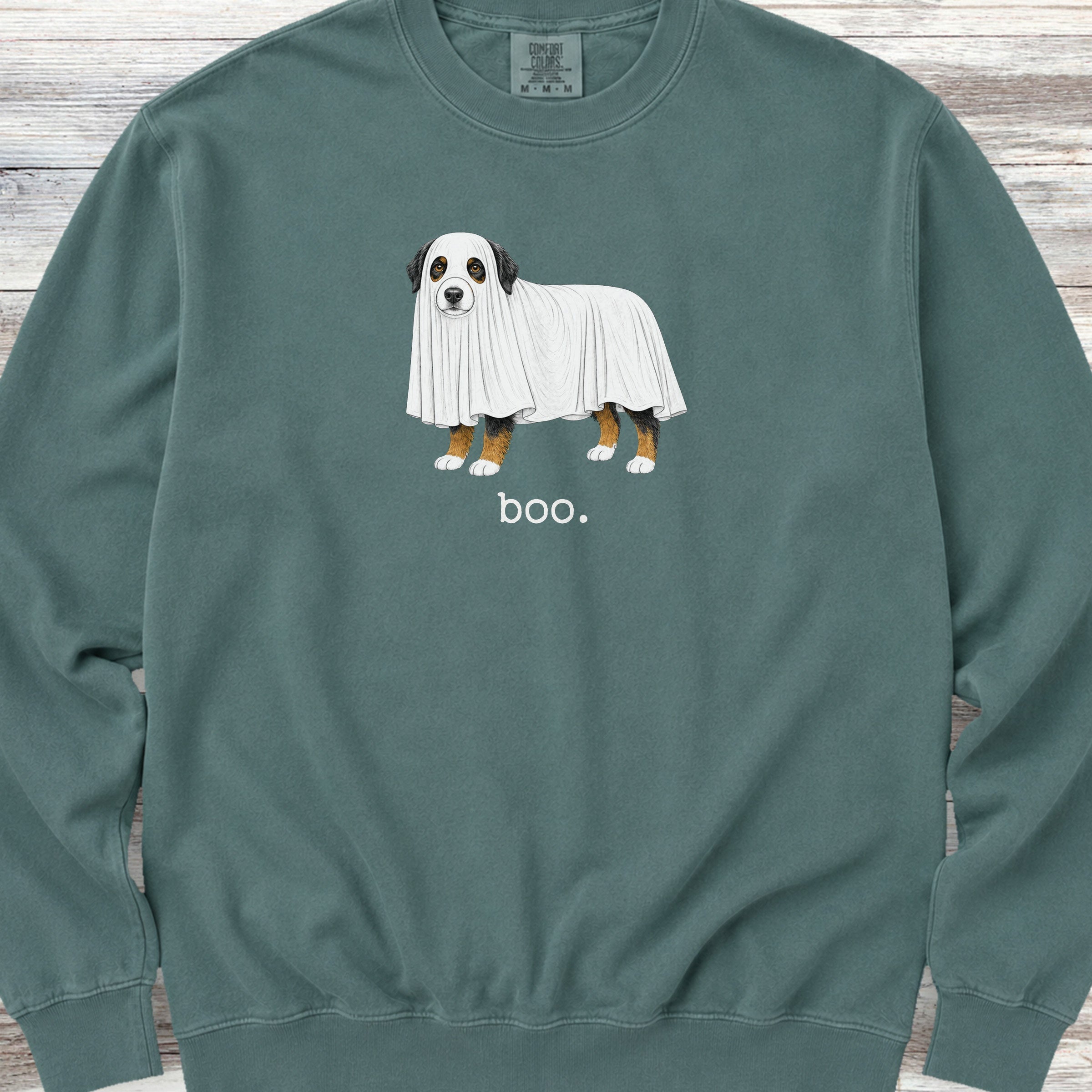 Australian Mountain Dog Boo Sweatshirt - Blue Spruce
